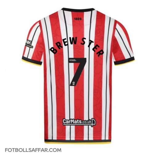 Sheffield United Rhian Brewster #7 Hemmatröja 2024-25 Kortärmad
